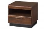 Klasyczna szafka nocna Porti 79 Dąb czekoladowy