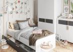 Komoda do pokoju młodzieżowego 106x43x99 Picolo 05 biała