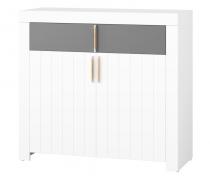 Komoda do pokoju młodzieżowego 106x43x99 Picolo 05 biała