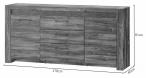 Komoda do salonu 178cm Belveder 46 dąb stirling