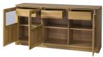 Duża komoda 178x43x87 Oslo 47 z drewna dębowego