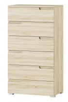 Komoda z szufladami 65 cm Selene 3 dąb sonoma