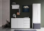 Praktyczna komoda 150x38x83 Lucca 02 biała