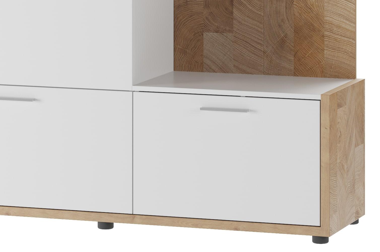 Nolan przedpokój dąb i biel - zbliżenie