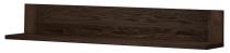 Półka ścienna 161 cm Velvet 35 dąb czarny