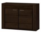 Komoda z drzwiczkami Velvet 44 dąb czarny
