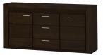 Komoda do salonu Velvet 47 dąb czarny