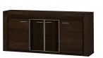 Komoda do jadalni 201cm Velvet 49 dąb czarny