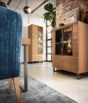 Witryna do salonu Pratto 15 dąb rustical loft