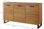Komoda w stylu industrialnym Pratto 45 dąb rustical