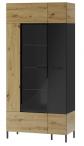 Witryna dąb artisan Lucas 12 w stylu loft
