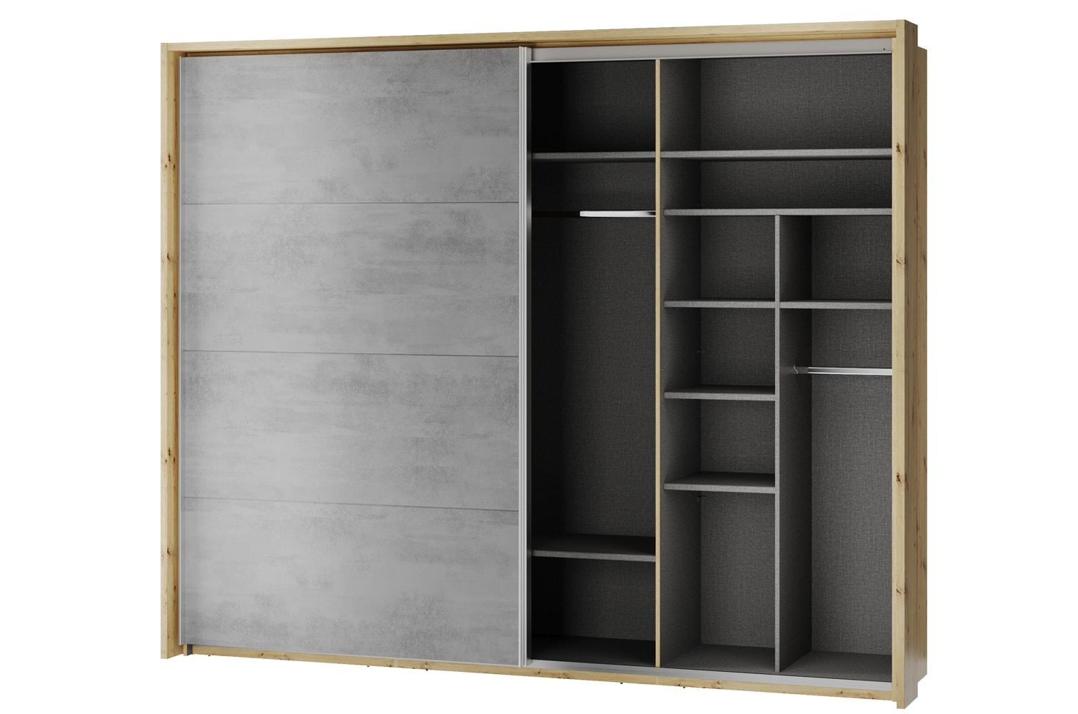 wnętrze szafy przesuwnej