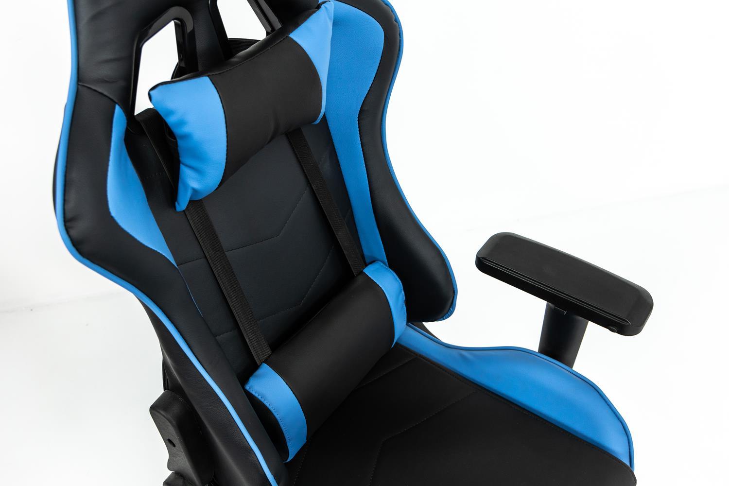 Krzesło obrotowe dla graczy z poduszkami