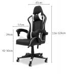 Fotel kubełkowy ergonomiczny z regulacją oparcia Irvine