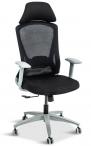 Czarny fotel regulowany do biura Ambato Black