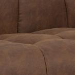 Jonna 2,5-seater sofa Preston fabric camel 24, legs rubber wood, black painted