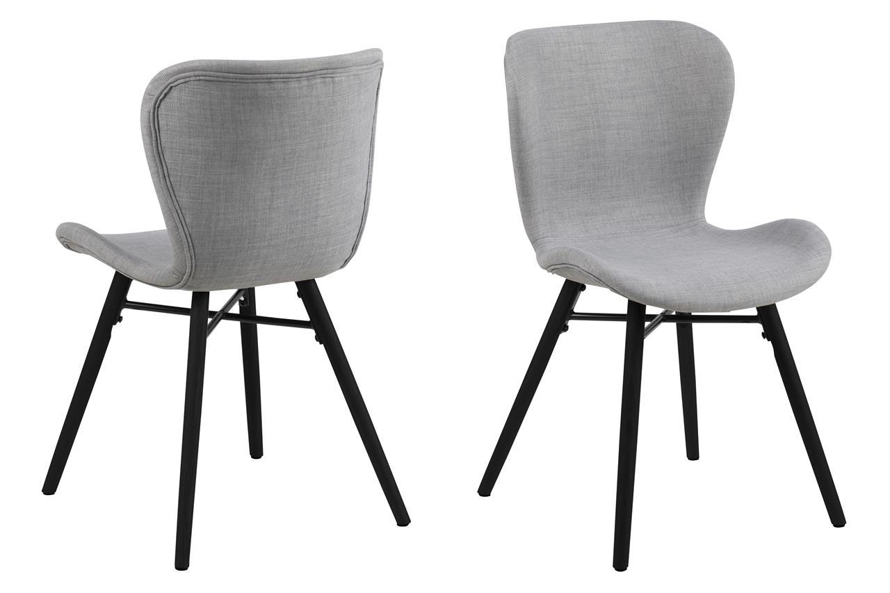 jasnoszare skandynawskie krzesło Batilda Actona