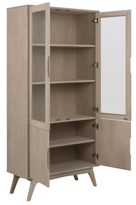 Witryna do salonu w stylu nowoczesnym