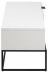 Actona szafka RTV Kobe biała 120x41x41 cm industrialna