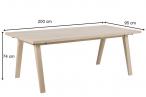 Drewniany stół duży 200x95 A-Line Actona