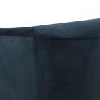 Actona Biloxi trzyosobowa sofa glamour granatowa elegancka