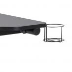 Actona biurko gamingowe Trooper 100x60 cm czarne