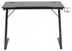 Actona biurko gamingowe Trooper 100x60 cm czarne