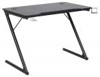 Actona biurko gamingowe Trooper 100x60 cm czarne