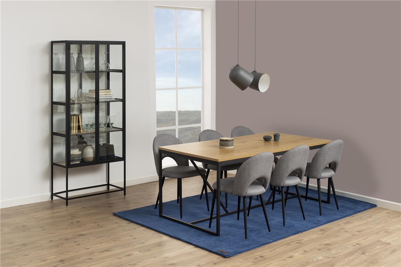 krzesło Ayla Actona ciemnoszare salon