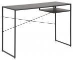 Biurko Newcastle w stylu industrialnym 110x40x75 cm czarne
