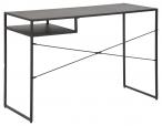 Actona Newcastle biurko nowoczesne w stylu industrialnym 110x40x75 cm czarne