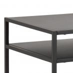 Actona Newcastle biurko nowoczesne w stylu industrialnym 110x40x75 cm czarne