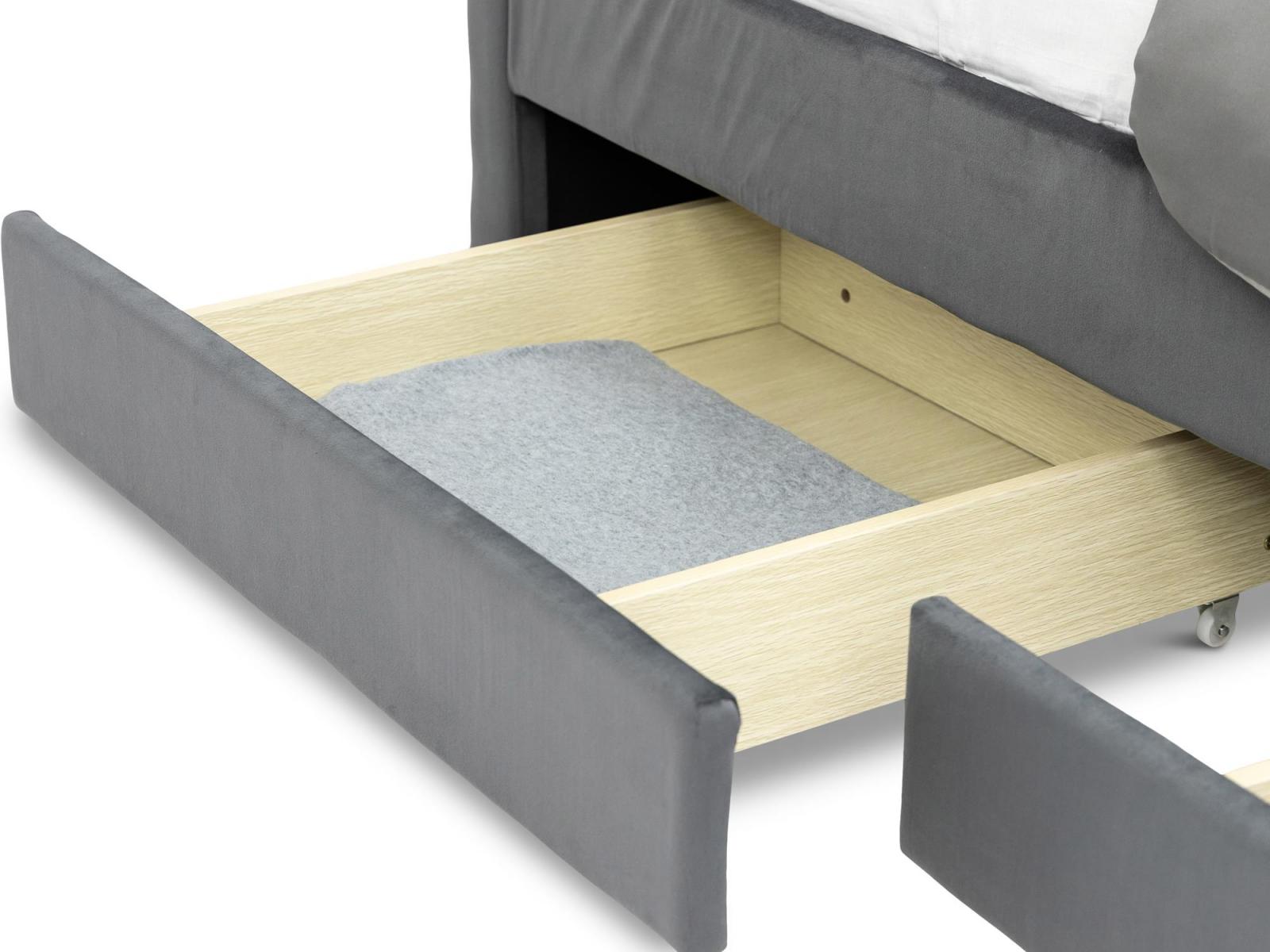 szuflady do przechowywania w łóżku