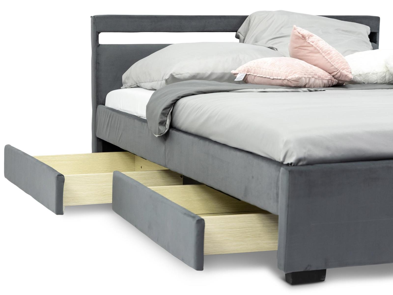 szuflady do przechowywania w łóżku