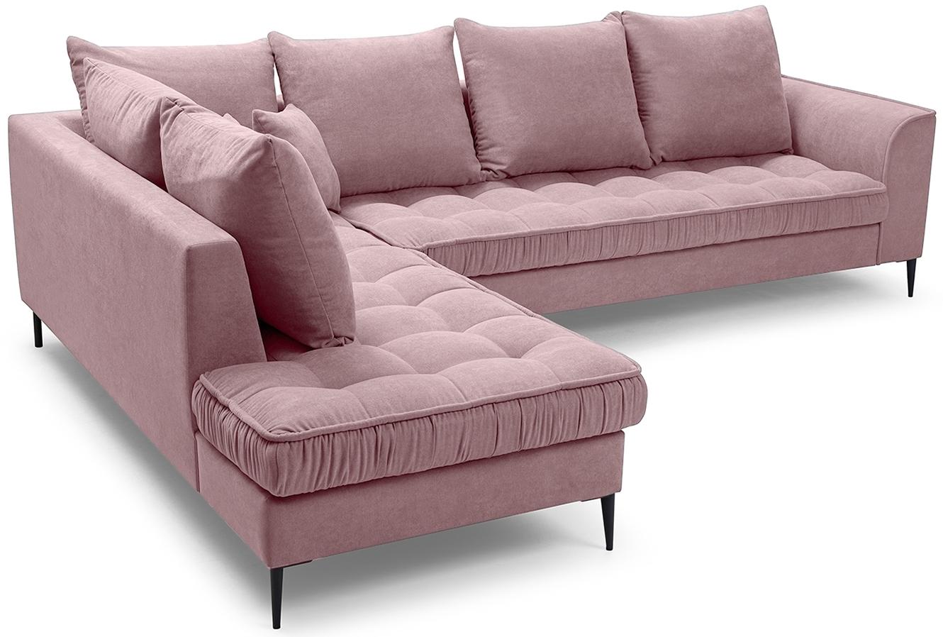 narożnik różowy lewostronny