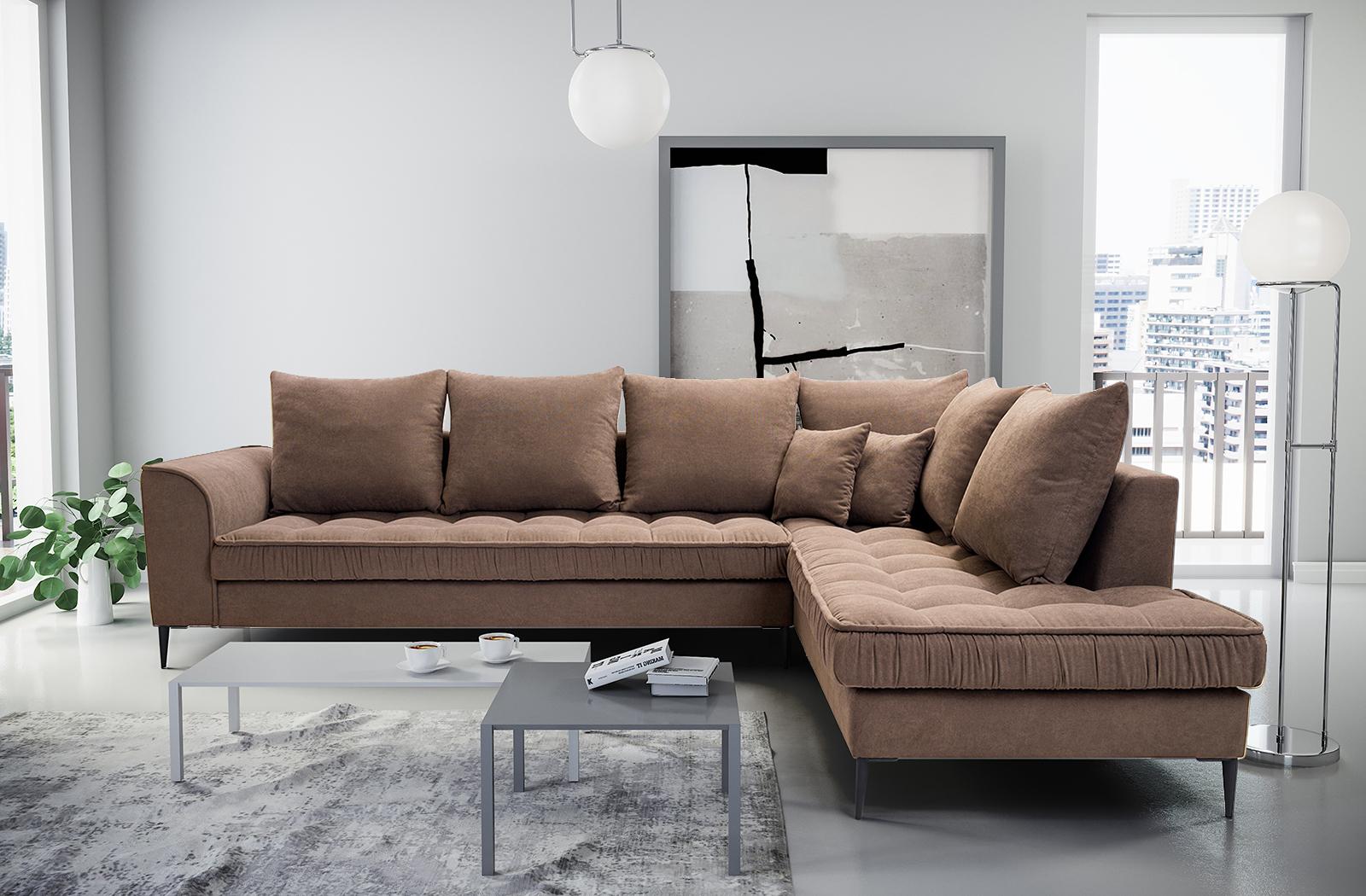 Duży narożnik brązowy