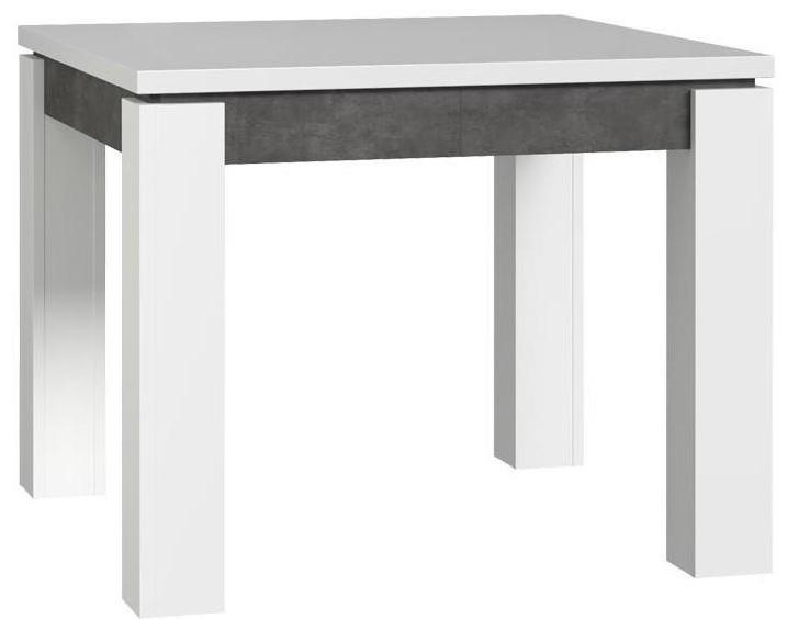 Biały rozkładany stół Brugia 90x90 cm