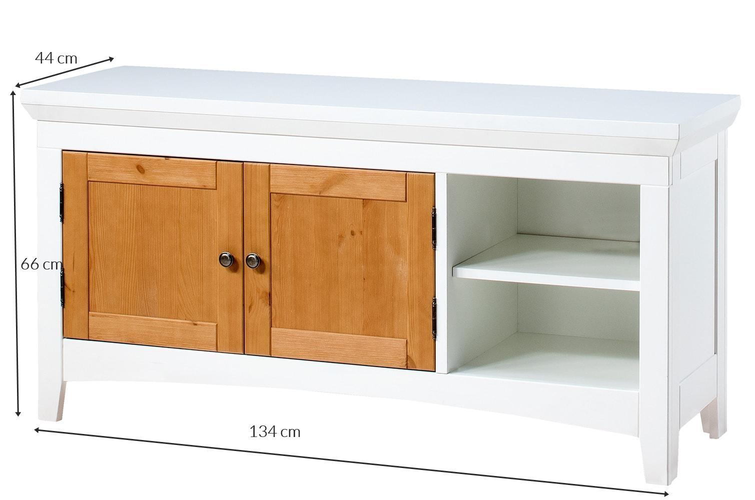 mała szafka RTV biała