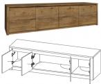 Niska komoda Montana K4D w stylu loft