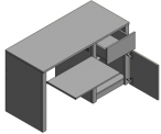 Biurko Montana B1 grey
