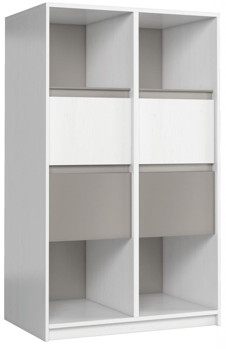 szafka z kwadratowymi półkami mati R4S gała meble sosna andersen