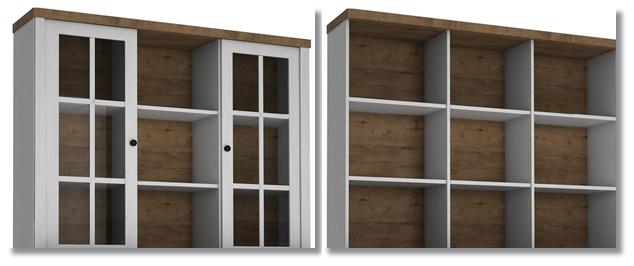 nadstawka do komody prowansja