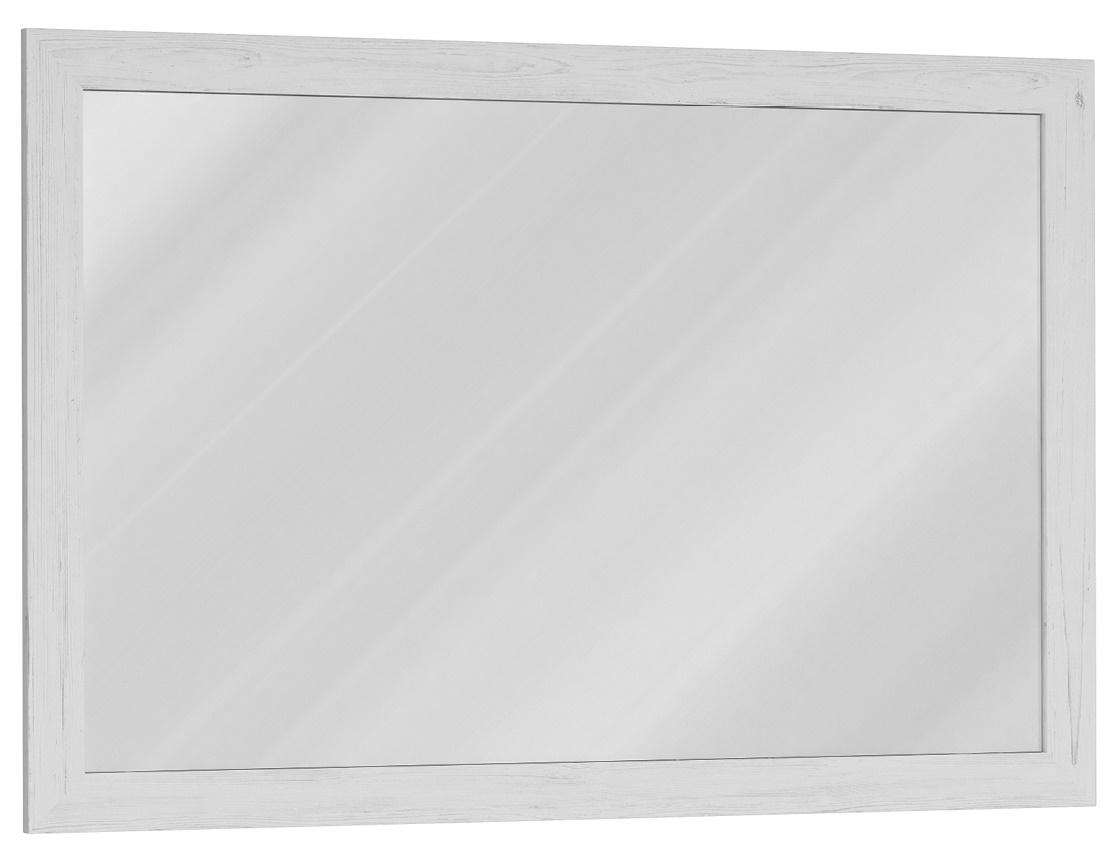 prostokątne białe lustro prowansja LS