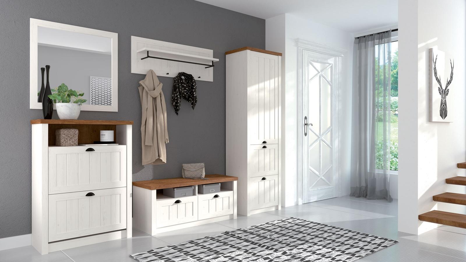 przedpokój Prowansja z kwadratowym lustrem Prowansja LS