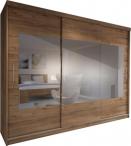 Duża szafa przesuwna szafa Sino 260 z lustrem