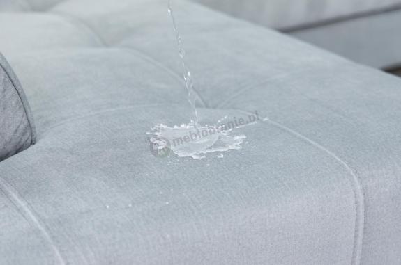 wodoodporna tkanina welurowa tapicerka narożnika