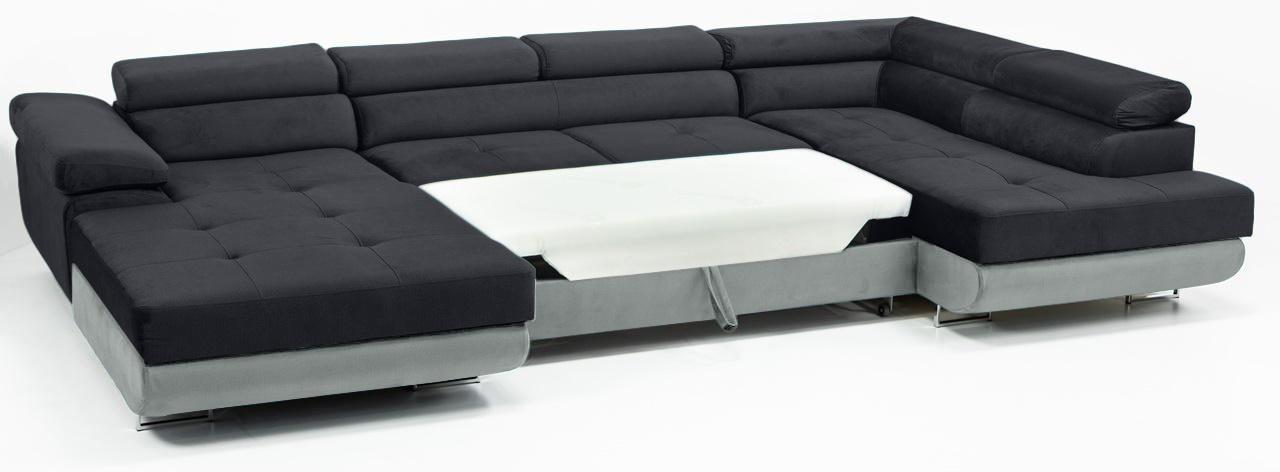 dwukolorowy narożnik w kształcie litery U