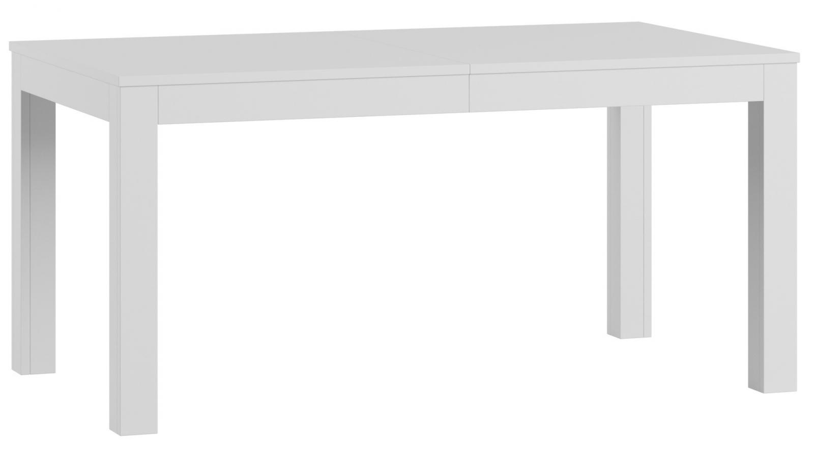 Minimalistyczny stół rozkładany do salonu - biały Venus