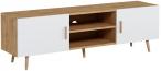 Biała szafka rtv Brillo RTV 180x55x42 cm