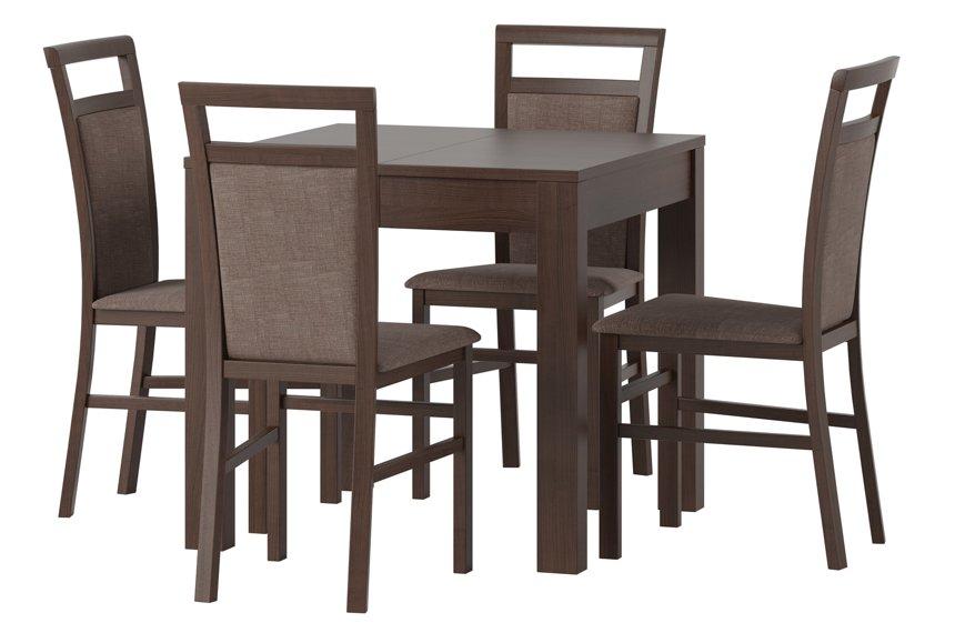 Stół rozkładany 80x80-230 wiśnia